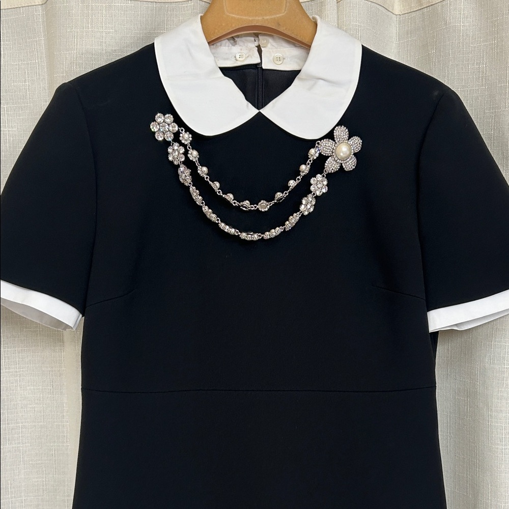 Miu Miu Black and White Dress